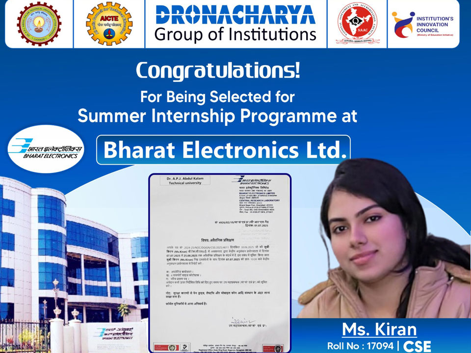 Summer Internship